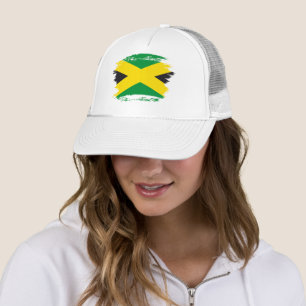Jamaikanische Flagge Truckerkappe