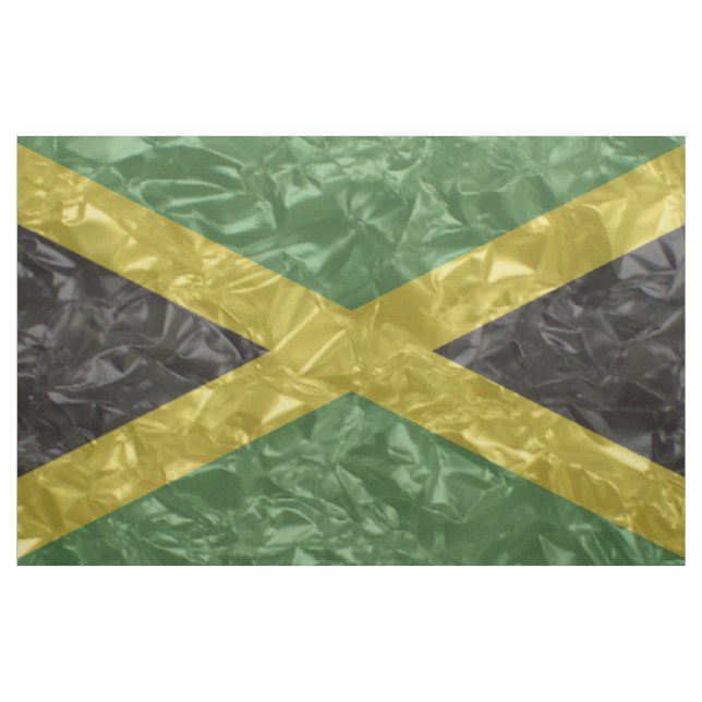 jamaikanische Flagge - zerknittert Stoff (Yard (91,4 cm))