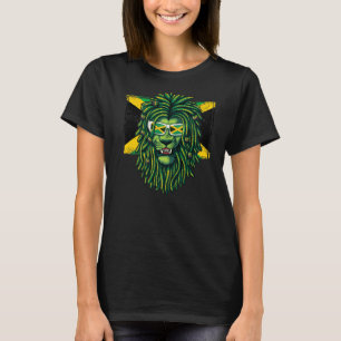 jamaikanische Flaggenidee für Männer mit Rastafari T-Shirt