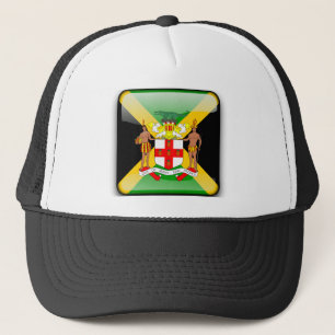 Jamaikanische glatte Flagge Truckerkappe