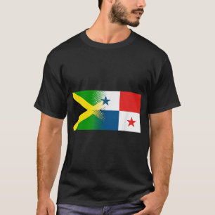 Jamaikanische panamanische Flagge Jamaika Panama T-Shirt