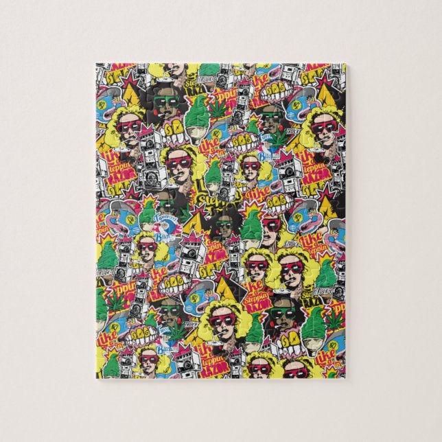 Jamaikanische Tanz-Hall-Kunst geschlagen durch Puzzle (Vertikal)