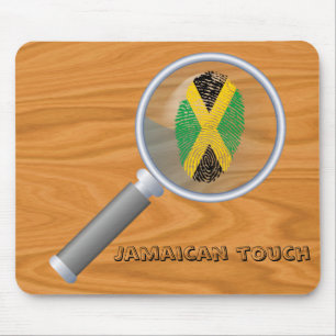 jamaikanische Touch-Fingerabdruckflagge Mousepad