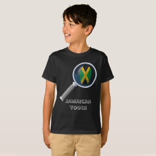 Jamaikanische Touchfingerabdruckflagge T-Shirt
