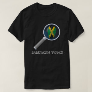 Jamaikanische Touchfingerabdruckflagge T-Shirt