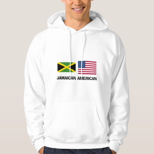 Jamaikanischer Amerikaner Hoodie (Vorderseite)