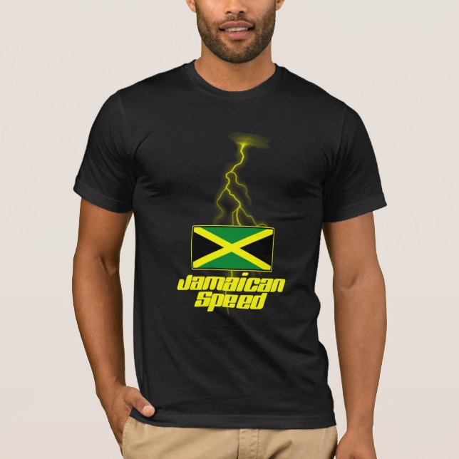 Jamaikanischer Geschwindigkeits-T - Shirt (Usain (Vorderseite)
