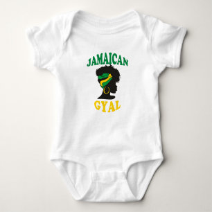 Jamaikanischer Gyal-Baby-Bodysuit Baby Strampler