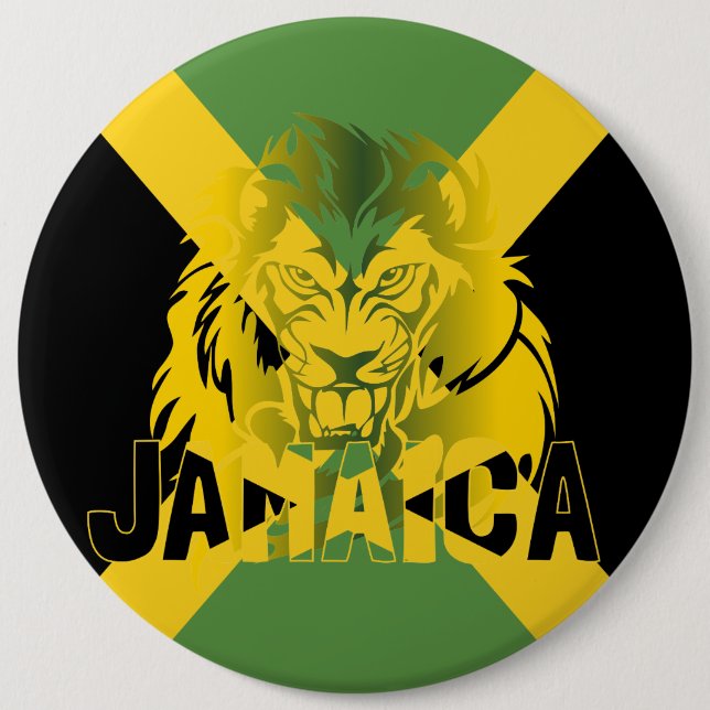 Jamaikanischer Lion Button (Vorderseite)