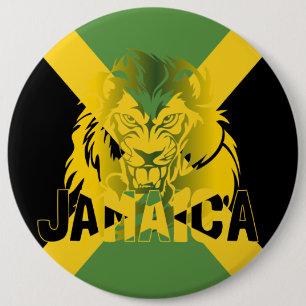Jamaikanischer Lion Button