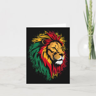 Jamaikanischer Löwe Jamaikanische Rasta-Flagge Löw Karte