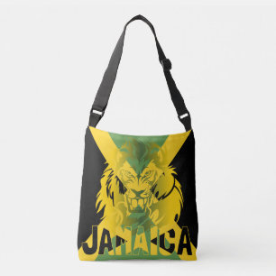 Jamaikanischer Löwenkreuzbeutel und große Tasche
