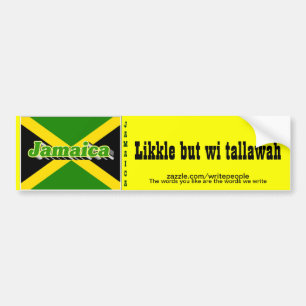 Jamaikanischer Patwa-Autoaufkleber Autoaufkleber