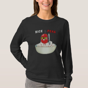 Jamaikanischer Reis und Erbsen Jamaikanische Flagg T-Shirt
