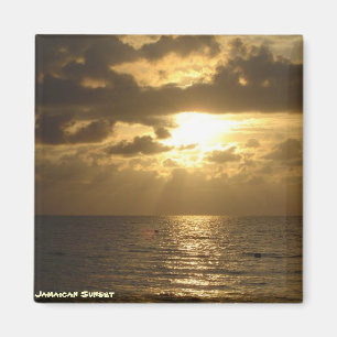 Jamaikanischer Sonnenuntergang Magnet