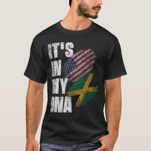 jamaikanischer und amerikanischer Mix-DNA-Heritage T-Shirt