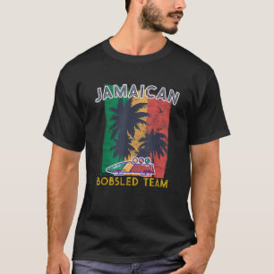 Jamaikanisches Bobsled Team Jamaica Beach Summer V T-Shirt
