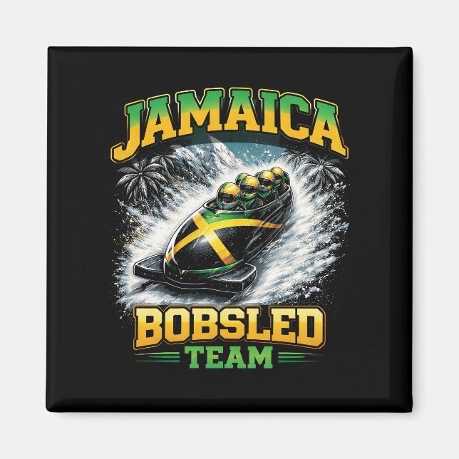 Jamaikanisches Bobteam Magnet (Vorne)