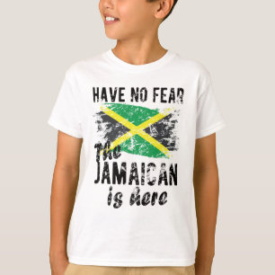 Jamaikanisches Erbe Jamaica Roots Jamaikanische Fl T-Shirt