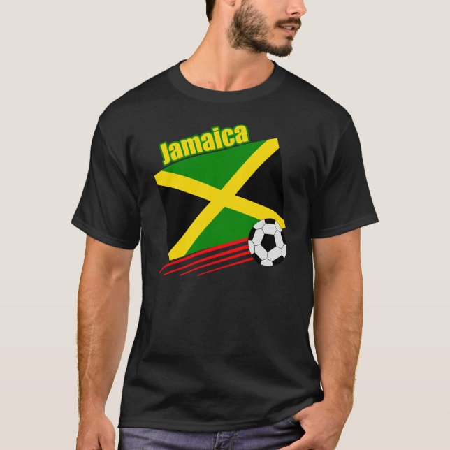 Jamaikanisches Fußball-Team T-Shirt (Vorderseite)