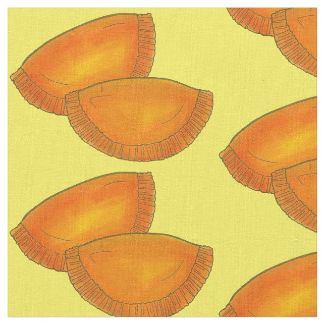 Jamaikanisches Rindfleisch Patty Patties - Gelbes  Stoff (Nahaufnahme)