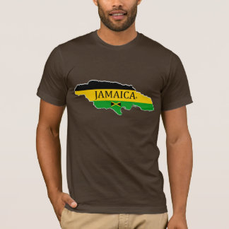 Jamaikas Map Designer Name-Brand-T - Shirt