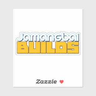 Jamangbai BUILDS Logo Aufkleber