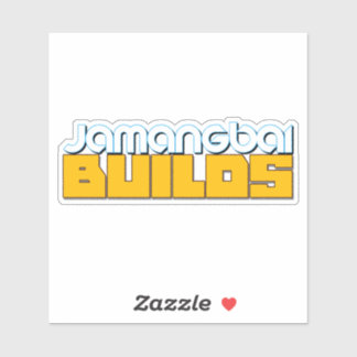 Jamangbai BUILDS Logo Aufkleber