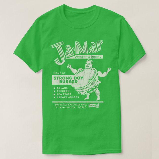 JaMar Strong Boy Burger T-Shirt (Design vorne)