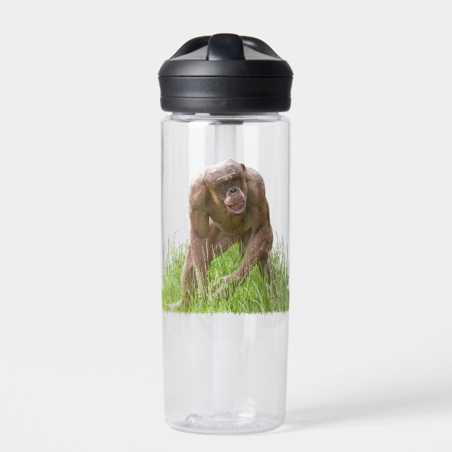 Jambo Der einzigartige haarlose Chimp Trinkflasche (Vorderseite)