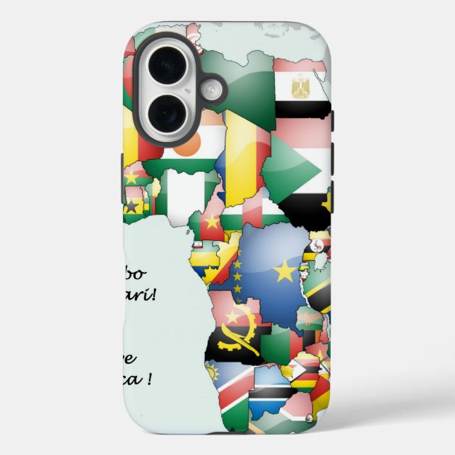 Jambo Habari Afrika ! I Liebe Afrika Case-Mate iPhone Hülle (Rückseite)