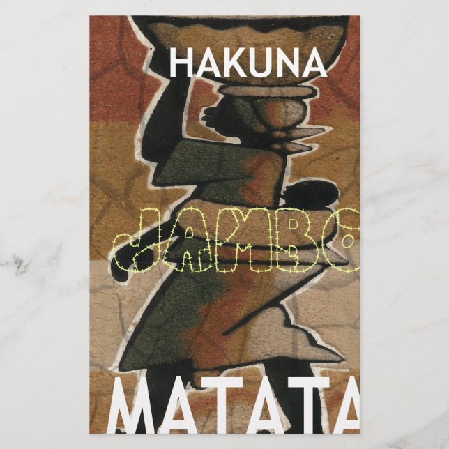 Jambo Habari Hakuna Matata. (Vorderseite)