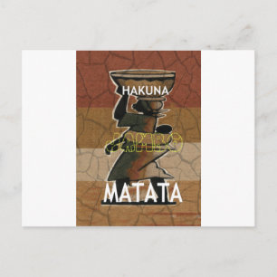 Jambo Habari Hakuna Matata. Postkarte