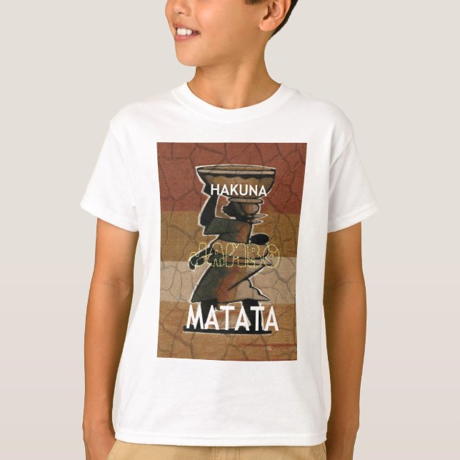 Jambo Habari Hakuna Matata. T-Shirt (Vorderseite)