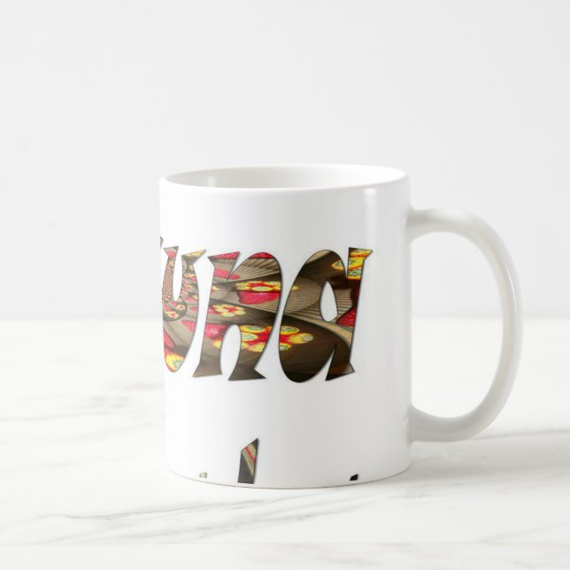 Jambo Hakuna Matata African Vintag Art Print Tasse (Rechts)