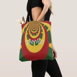 Jambo Hakuna Matata Jamaica Rasta Colors Shoulder