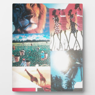 Jambo Kenia Hakuna Matata Schild Fotoplatte