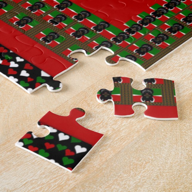 Jambo Kenia Kunstprint Puzzle (Seite)