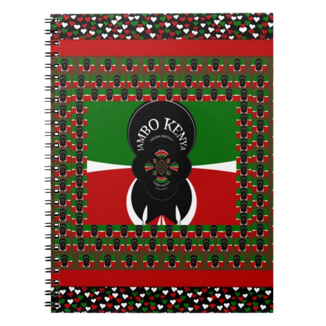 Jambo Kenya Art Print Notizblock (Vorderseite)