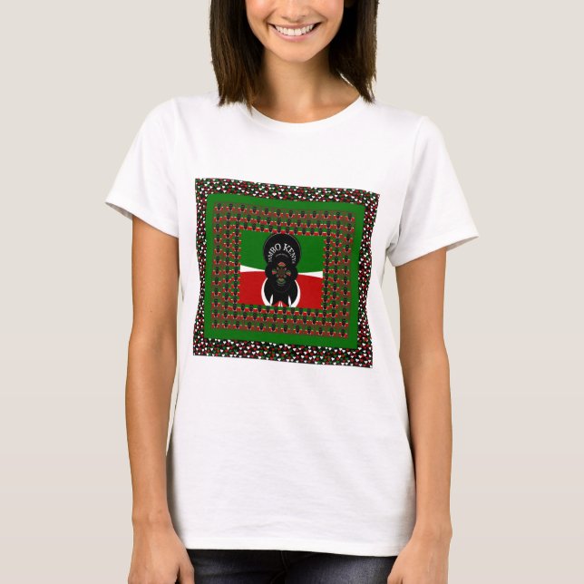 Jambo Kenya Art Print T-Shirt (Vorderseite)