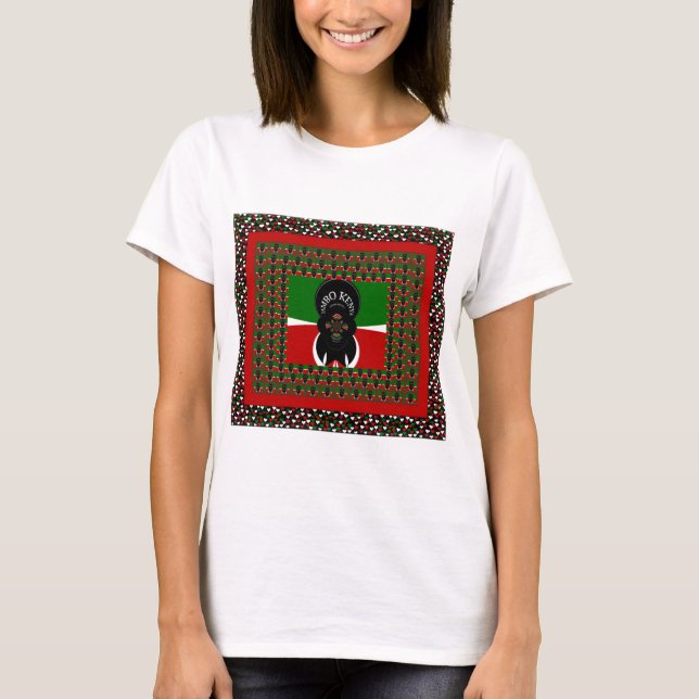 Jambo Kenya Art Print T-Shirt (Vorderseite)
