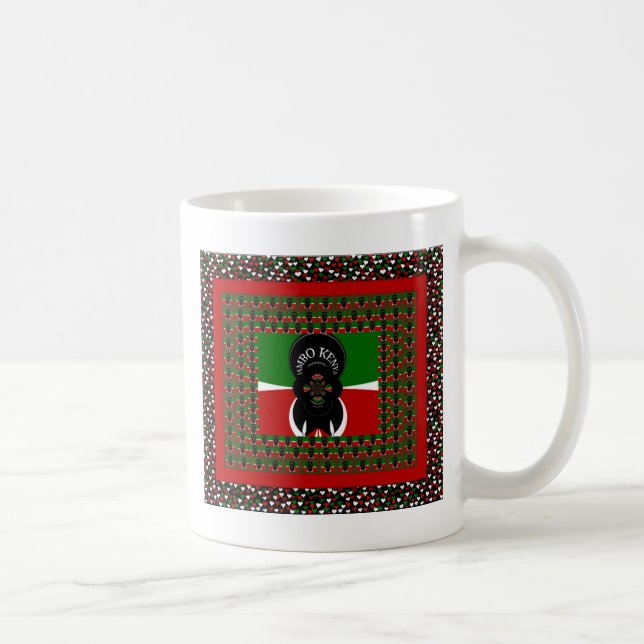Jambo Kenya Art Print Tasse (Rechts)