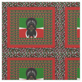 Jambo Kenya Black Red Green Flag Colors Stoff