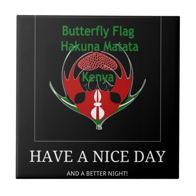 Jambo Kenya Fliese (Vorderseite)