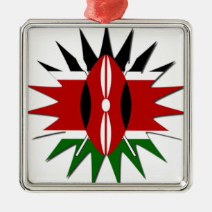 Jambo Kenya Hakuna Matata Ornament Aus Metall