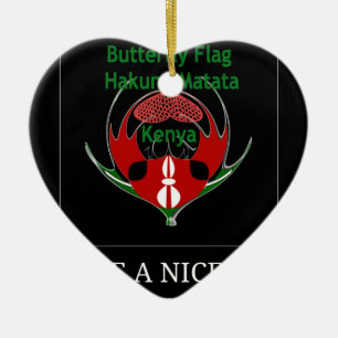 Jambo Kenya Keramikornament