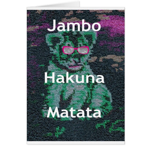 Jambo-Löwe-Hakuna-Matata (Vorne)
