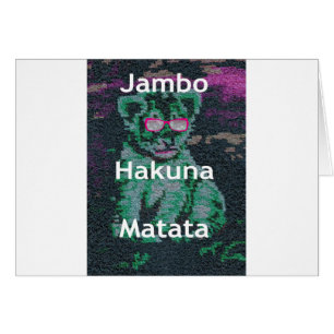 Jambo-Löwe-Hakuna-Matata