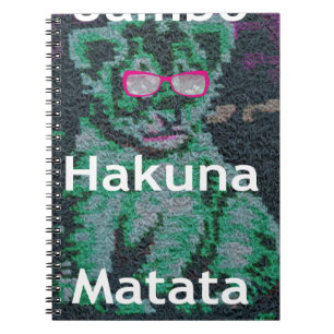 Jambo-Löwe-Hakuna-Matata Notizblock