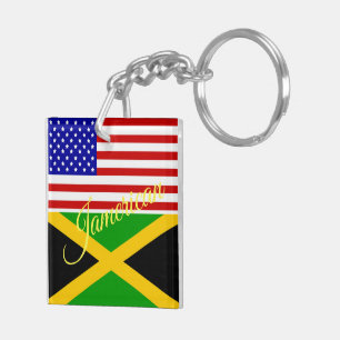 Jamerican Schlüsselkette Schlüsselanhänger